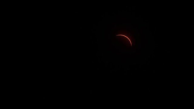 The total solar eclipse of August 21st 2017 as seen from Casper, Wyoming, USA.