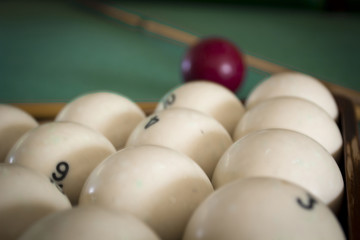 Old billiard balls
