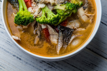 Tofu Vegetable Fish Soup