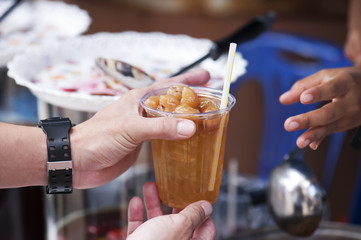 Help with feeding homeless people to alleviate hunger. poverty concept