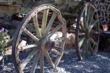 Fototapeta premium Wheels of carriage