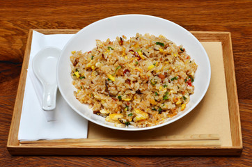  Fried rice with eggs is a popular food in Taiwan        