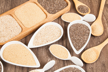 Group of super foods - seeds