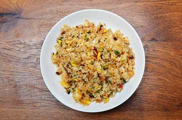  Fried rice with eggs is a popular food in Taiwan        