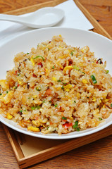  Fried rice with eggs is a popular food in Taiwan        