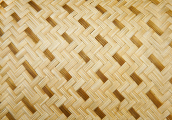 bamboo handicrafts close up