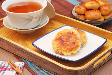 Famous Chinese cookies (Chicken cookies) from Macau 