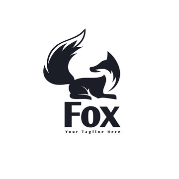 wake up fox logo with look back