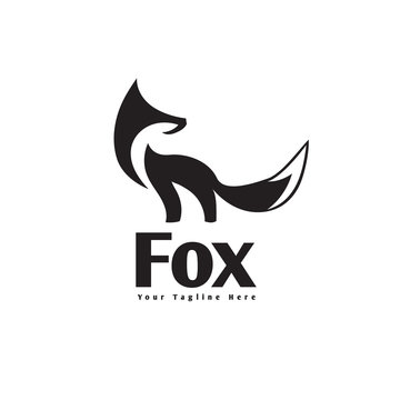 simple stand fox logo