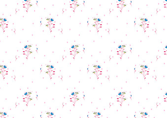 flower pattern background for fabric or textile