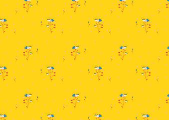 flower pattern background for fabric or textile
