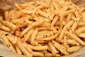 French fries  in buffet corner  