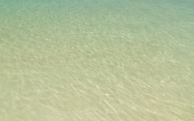 Tropical Beach Water Texture Background.