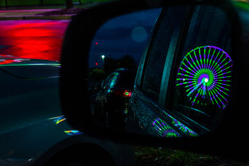 Ferris Wheel Reflection