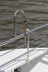 Obraz premium The bell on the yacht.