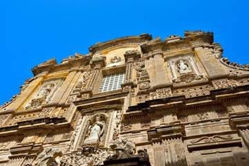 basilica cathedral of s. Agata v. m. 17th century Gallipoli Italy