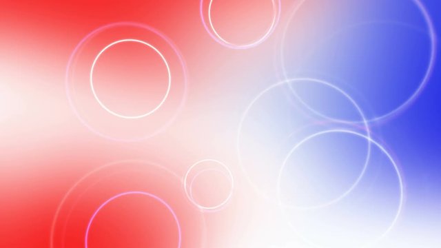Abstract fireworks background with red, blue and white colors