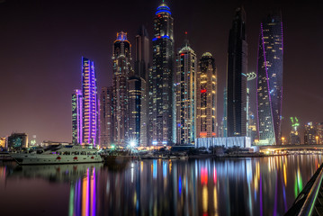 Dubai Marina Ligghts