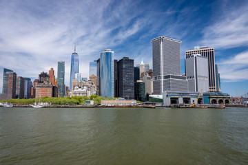 Obraz premium Panoramę Manhattanu w Nowym Jorku