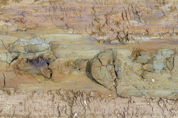 full frame abstract soil structure