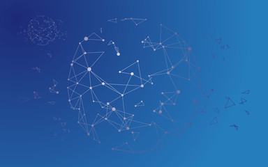 global globe connection background