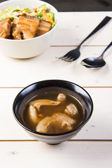 soup #5 is a soup that is made of bull's testes or penis