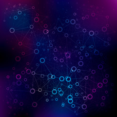 Abstract technology background, use layer overlay effect.
