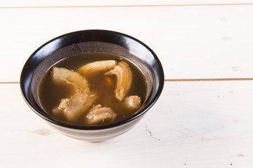soup #5 is a soup that is made of bull's testes or penis