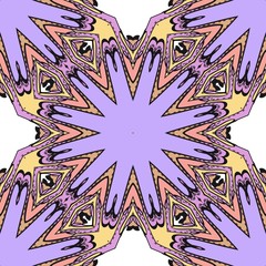 Decorative wallpaper for interior design. Modern geometric ornament. Seamless vector illustration