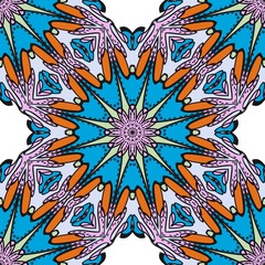 Decorative wallpaper for interior design. Modern geometric ornament. Seamless vector illustration