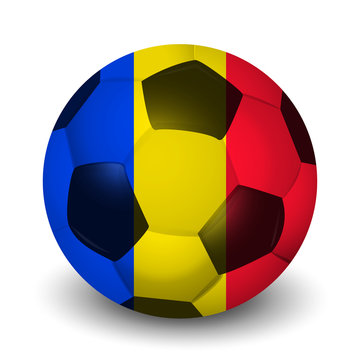 ルーマニア　サッカー　国　アイコン 
