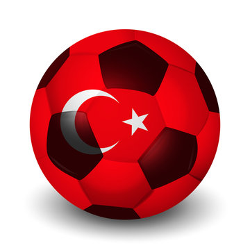 トルコ　サッカー　国　アイコン 