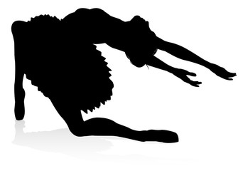 Ballet Dancer Dancing Silhouette © Christos Georghiou