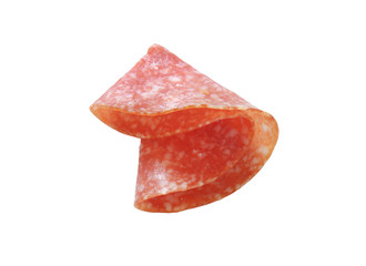 slice of spicy salami