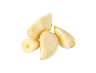 cloves of fresh garlic