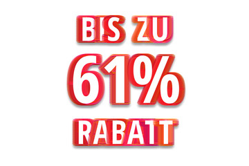 bis zu 61% Rabatt - weißer Hintergrund rote Schrift für Symbol / Schild