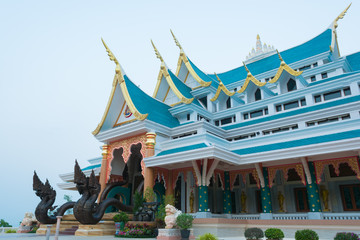wat Pa Phu Kon Udon Thani in the Isan in h Thailand.