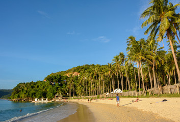 Las Cabanas beach in El Nido - Palawan, Philippines