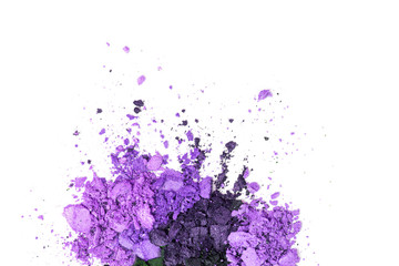 Eye shadow set isolated on white