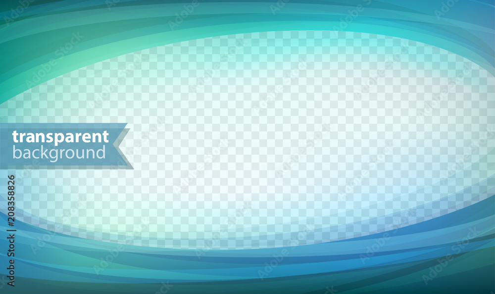 Poster abstract and transparent vector business background with copy space