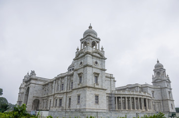 Fototapeta premium The palace in India to Kolkata Victoria Memorial Hall 
