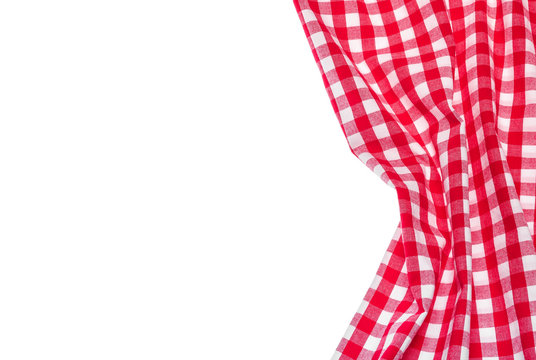 Red Checkered Napkin.