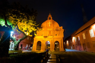 Church in Melaka city Malaysia