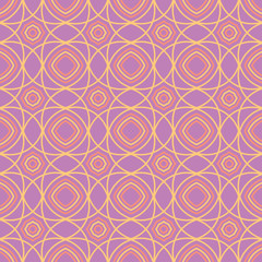 Geometric seamless pattern. Bright colored violet background