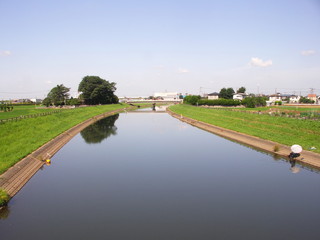 坂川放水路風景