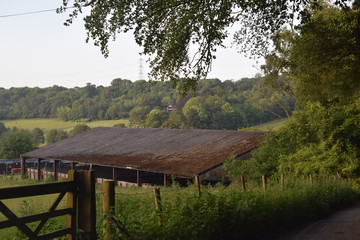 Barn in Field