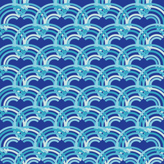 Polka dot seamless pattern. Halftone. Geometric background. Scribble texture. Тextile rapport. 