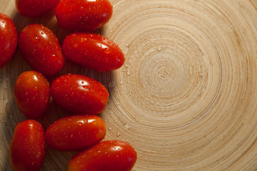 tomatoes on the board
