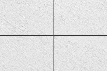 Fototapeta premium White sandstone tile floor texture and seamless background