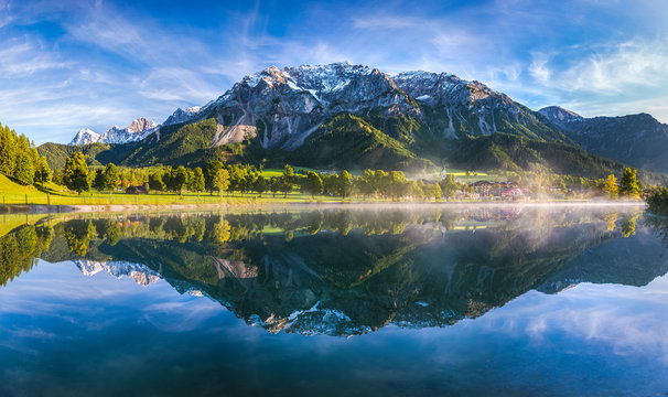 mountain lake ramsau